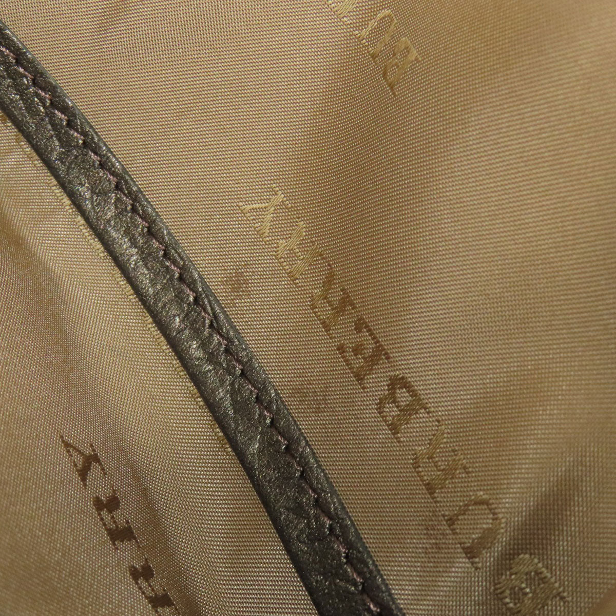 BURBERRY Shoulder Bag Nylon Brown logo
