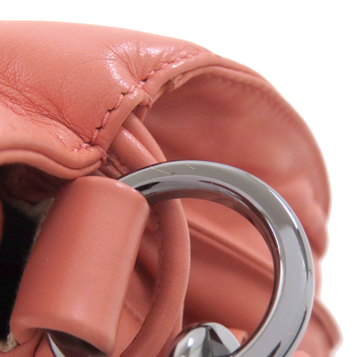 LOEWE Shoulder Bag lambskin pink flamenco