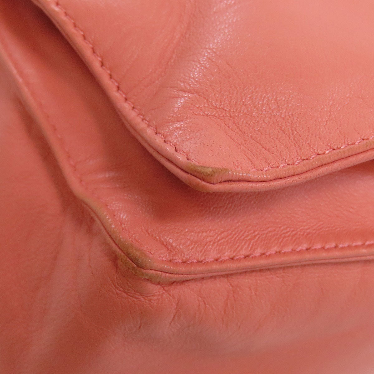 LOEWE Shoulder Bag lambskin pink flamenco