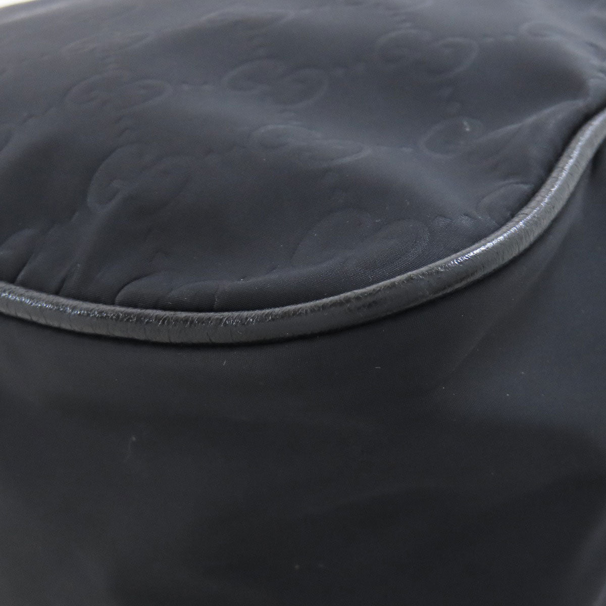 GUCCI business bag 510338 Nylon black Outlet GG