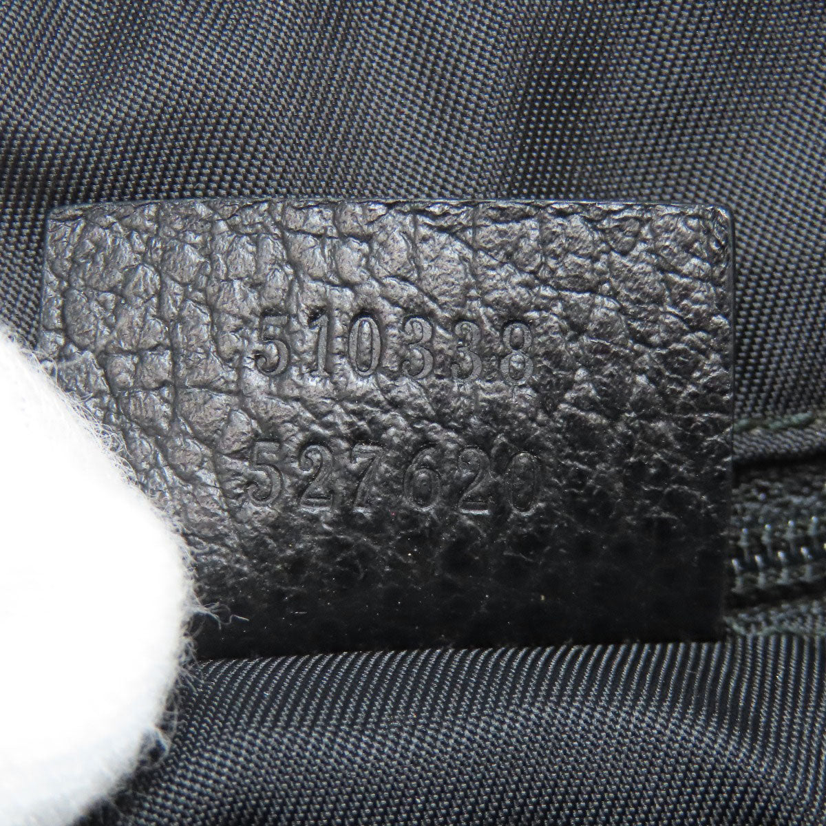 GUCCI business bag 510338 Nylon black Outlet GG