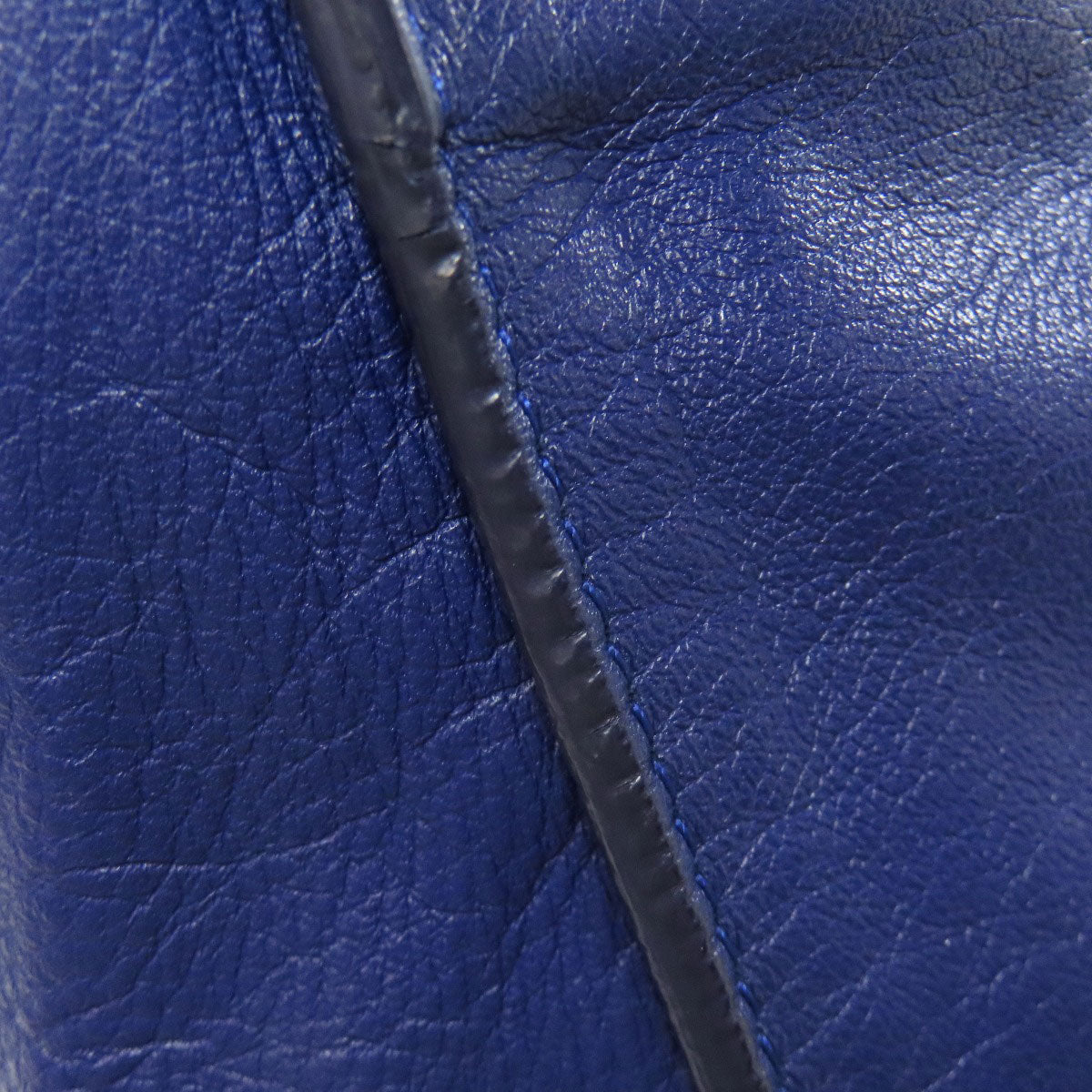 BALENCIAGA Handbag Calfskin blue The paper