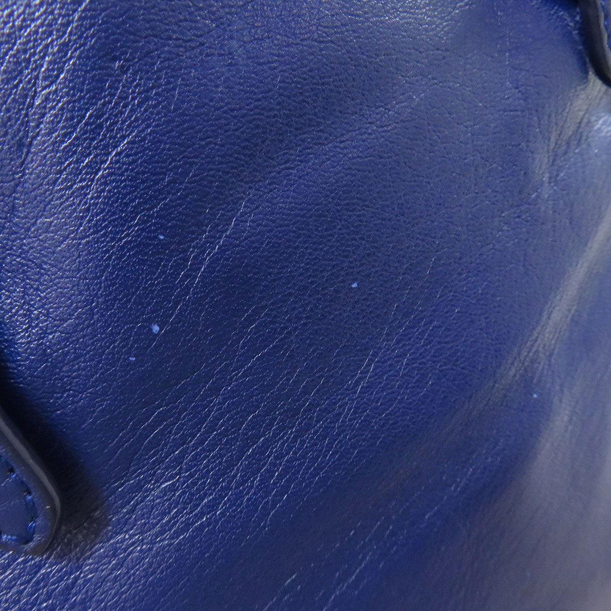 BALENCIAGA Handbag Calfskin blue The paper