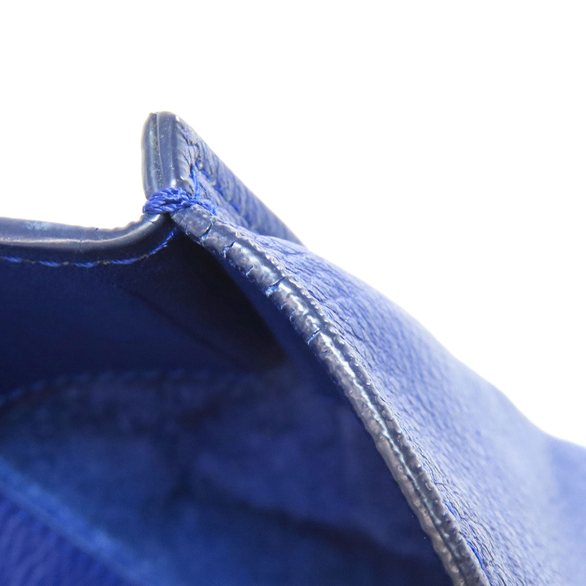 BALENCIAGA Handbag Calfskin blue The paper
