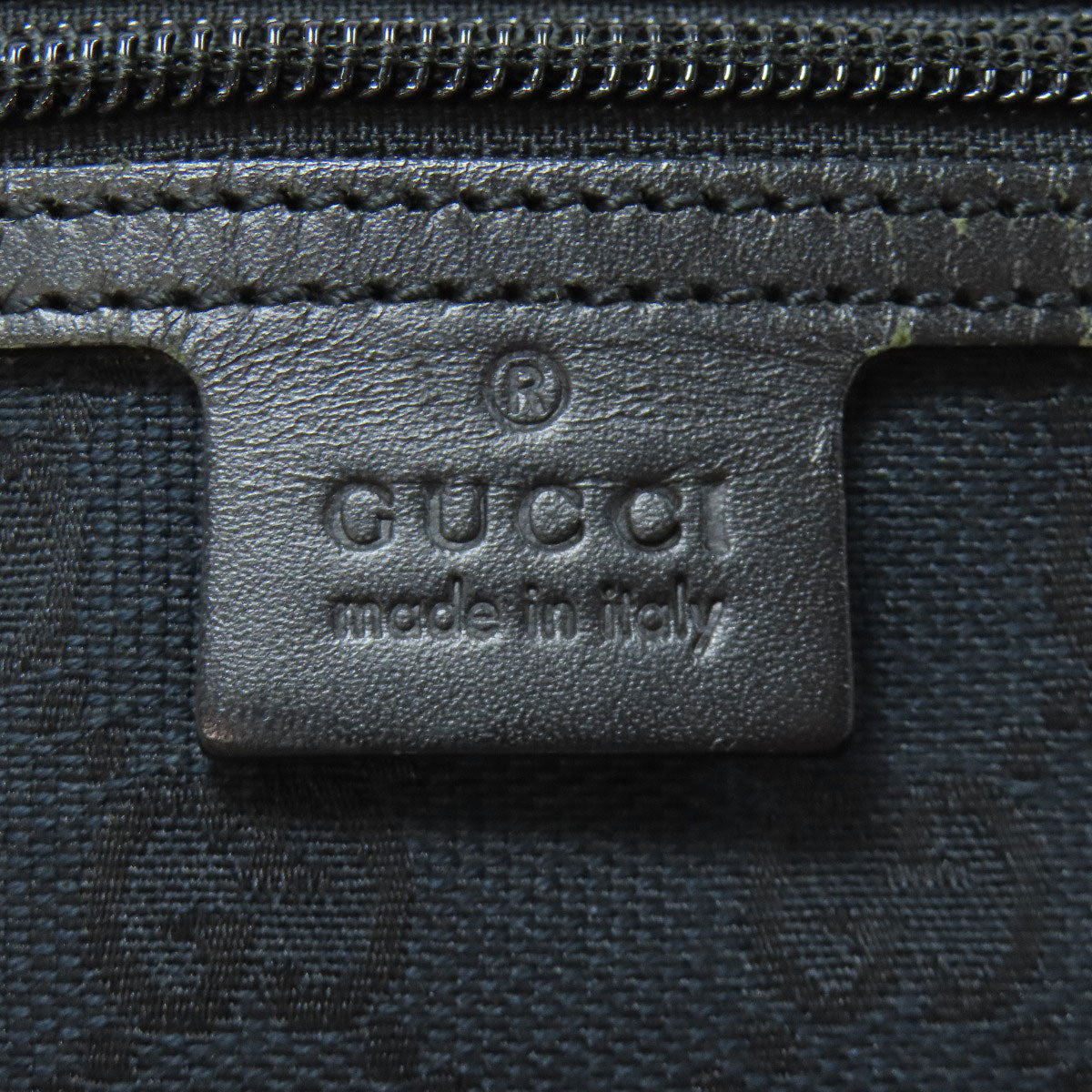GUCCI Shoulder Bag 90479 Damier canvas black GG