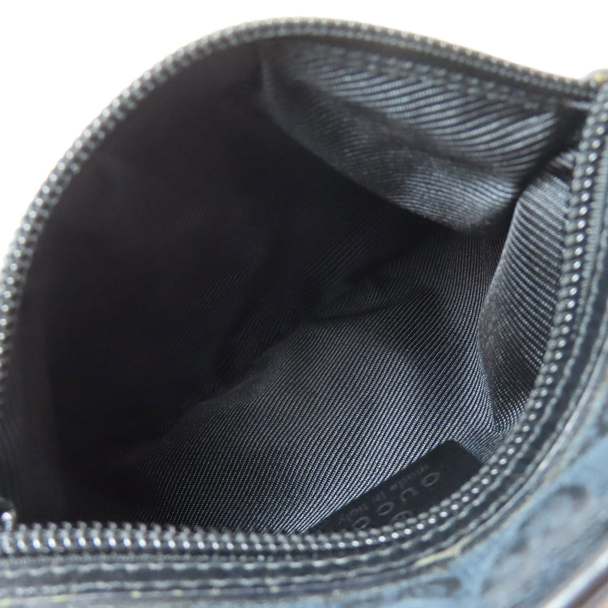 GUCCI Shoulder Bag 90479 Damier canvas black GG