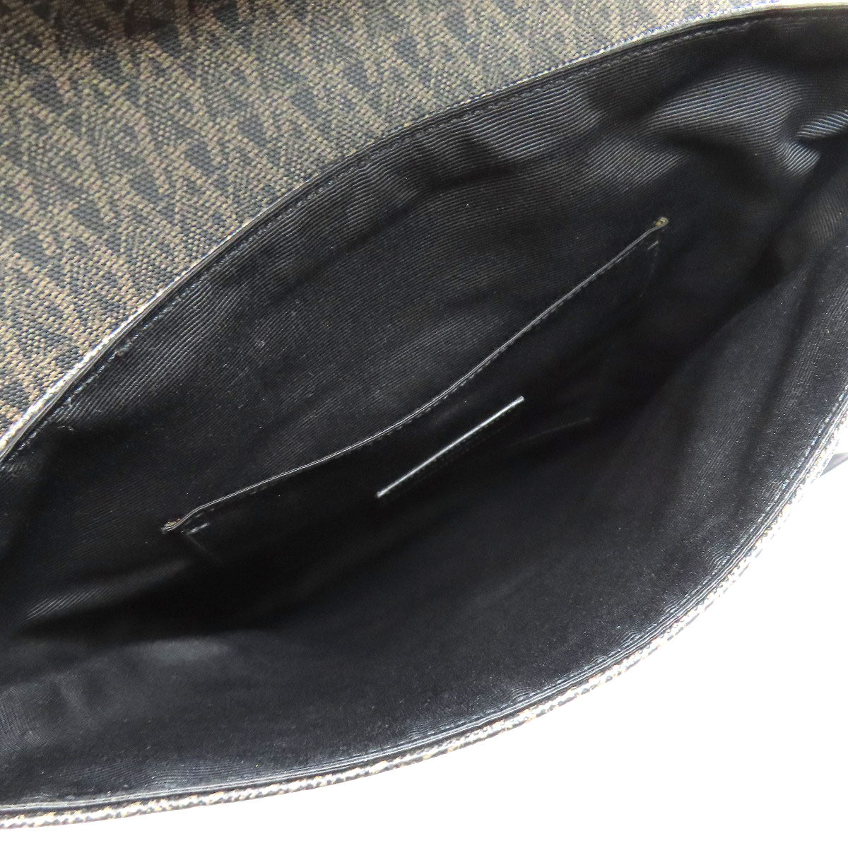 SAINT LAURENT Shoulder Bag PVC Brown Star motif
