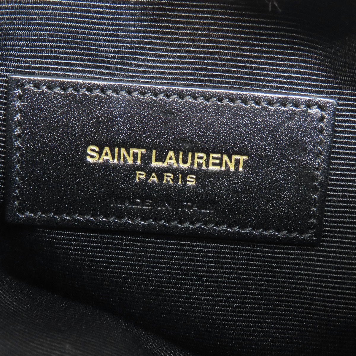 SAINT LAURENT Shoulder Bag PVC Brown Star motif