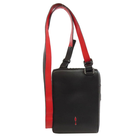 Christian Louboutin Shoulder Bag leather black Bench Reporter Studs
