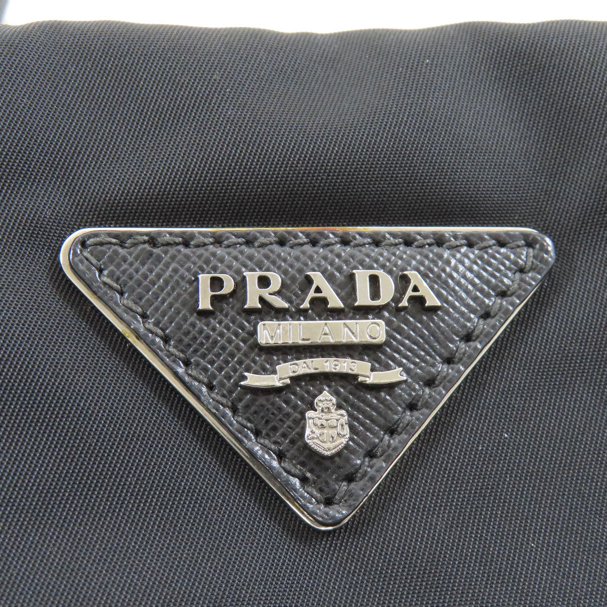 PRADA Handbag Nylon black logo