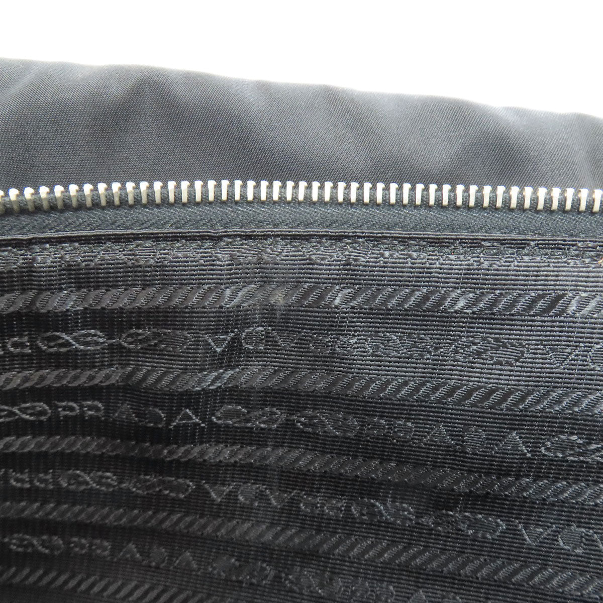 PRADA Handbag Nylon black logo