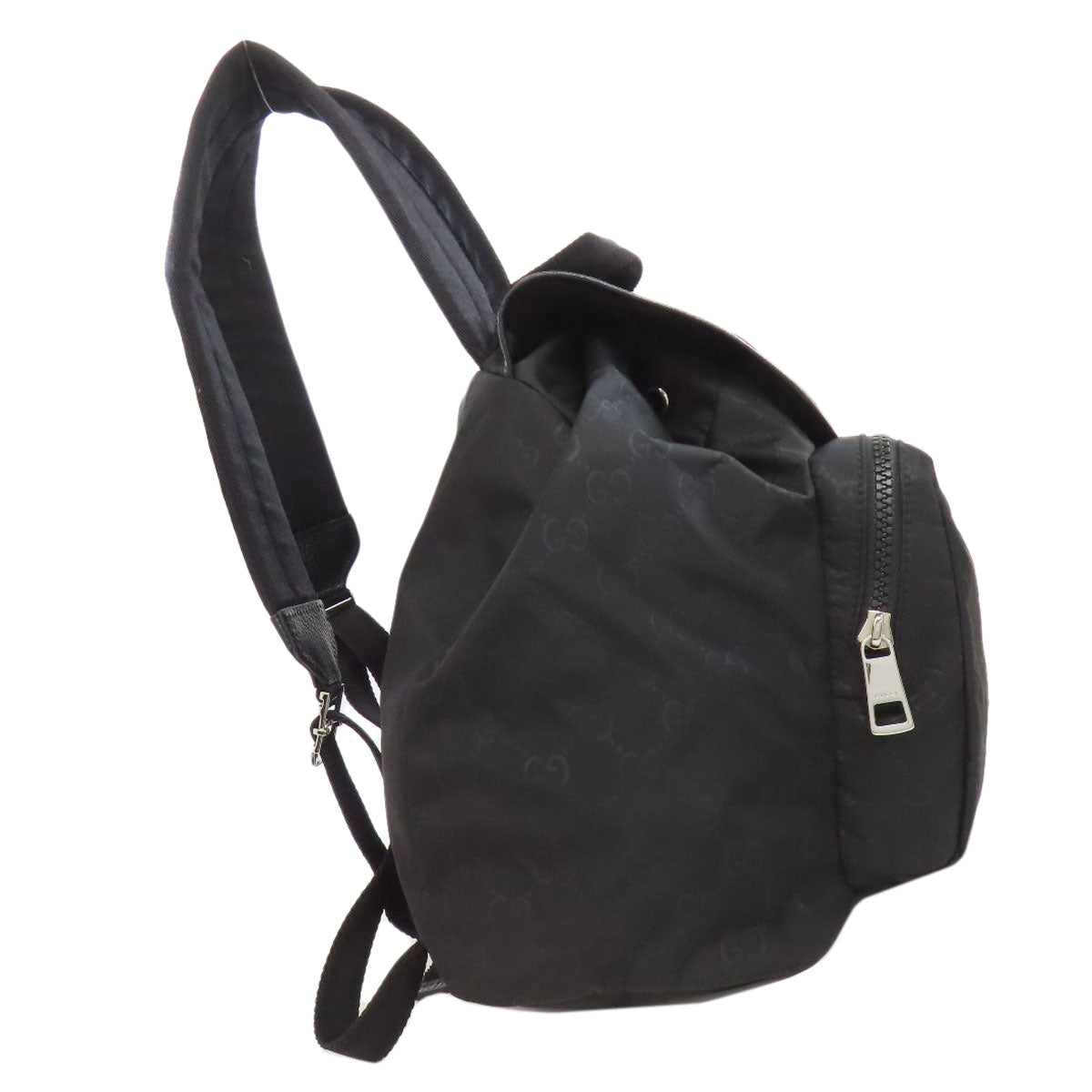 GUCCI Backpack 510343 Nylon black Outlet GG