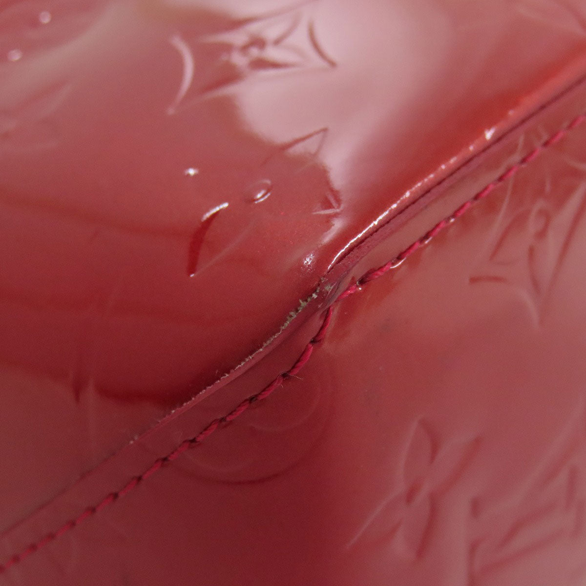 LOUIS VUITTON Handbag M91990 Vernis Red Lead PM