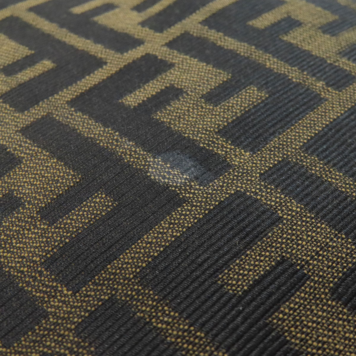 FENDI Handbag canvas Brown Zucca Pattern