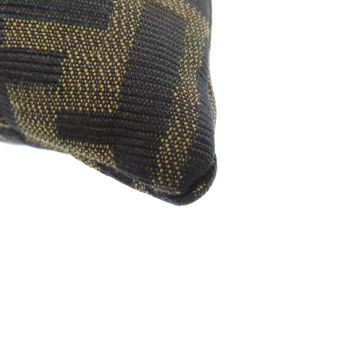 FENDI Handbag canvas Brown Zucca Pattern