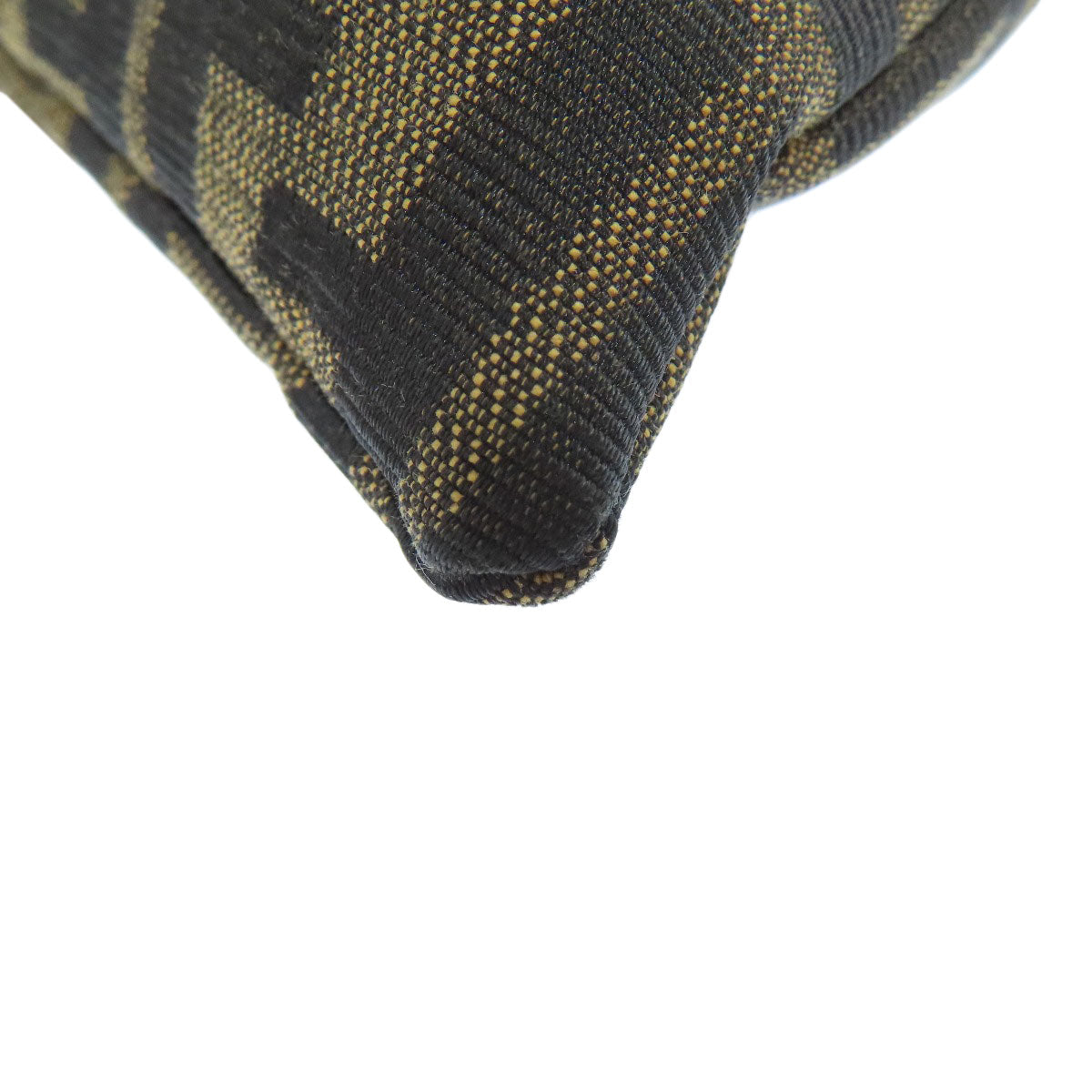 FENDI Handbag canvas Brown Zucca Pattern