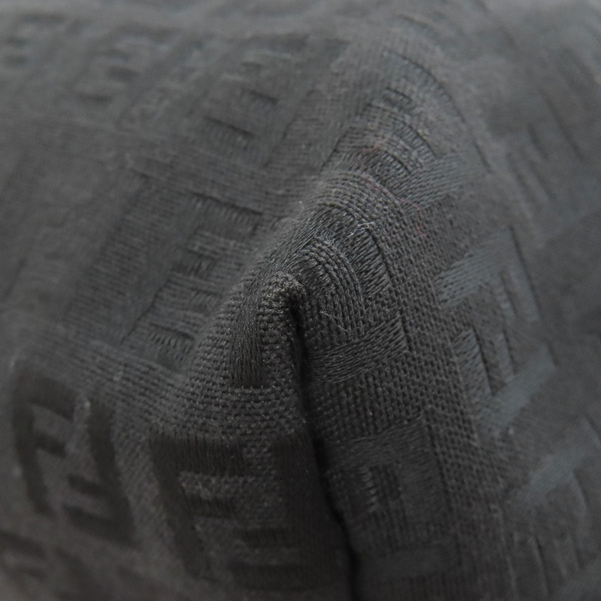 FENDI Tote Bag canvas black Zucchino