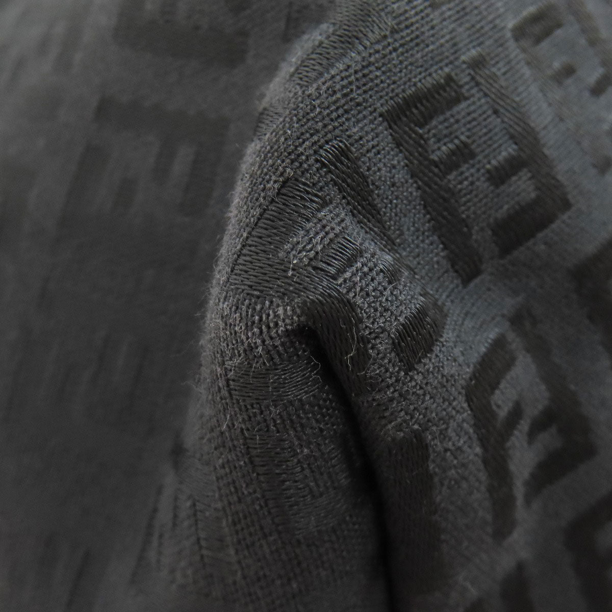 FENDI Tote Bag canvas black Zucchino