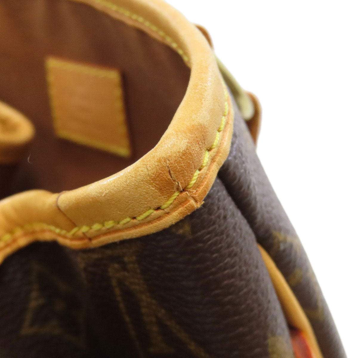LOUIS VUITTON Handbag M51156 Monogram canvas Brown Batignolles