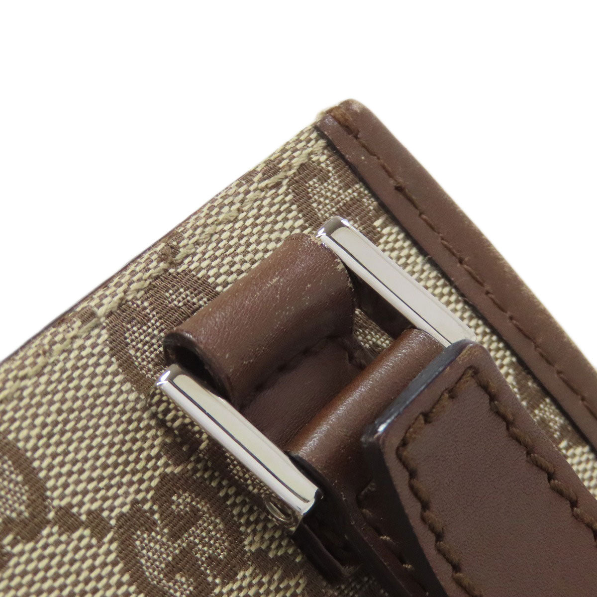 GUCCI Shoulder Bag 92562 canvas Brown Long Shoulder GG