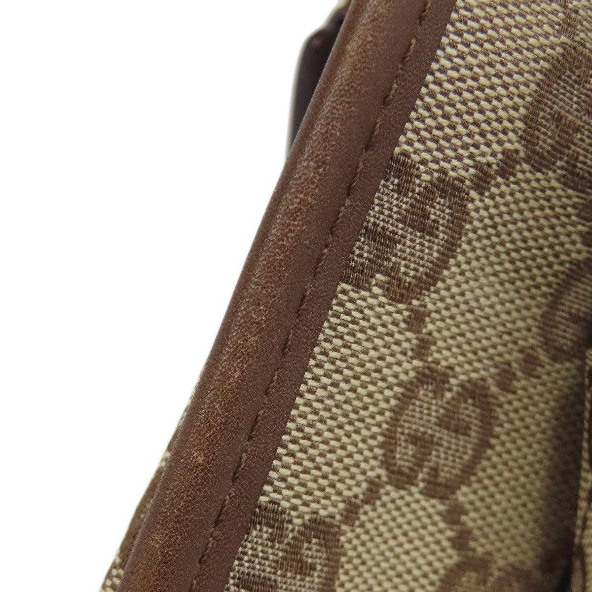 GUCCI Shoulder Bag 92562 canvas Brown Long Shoulder GG