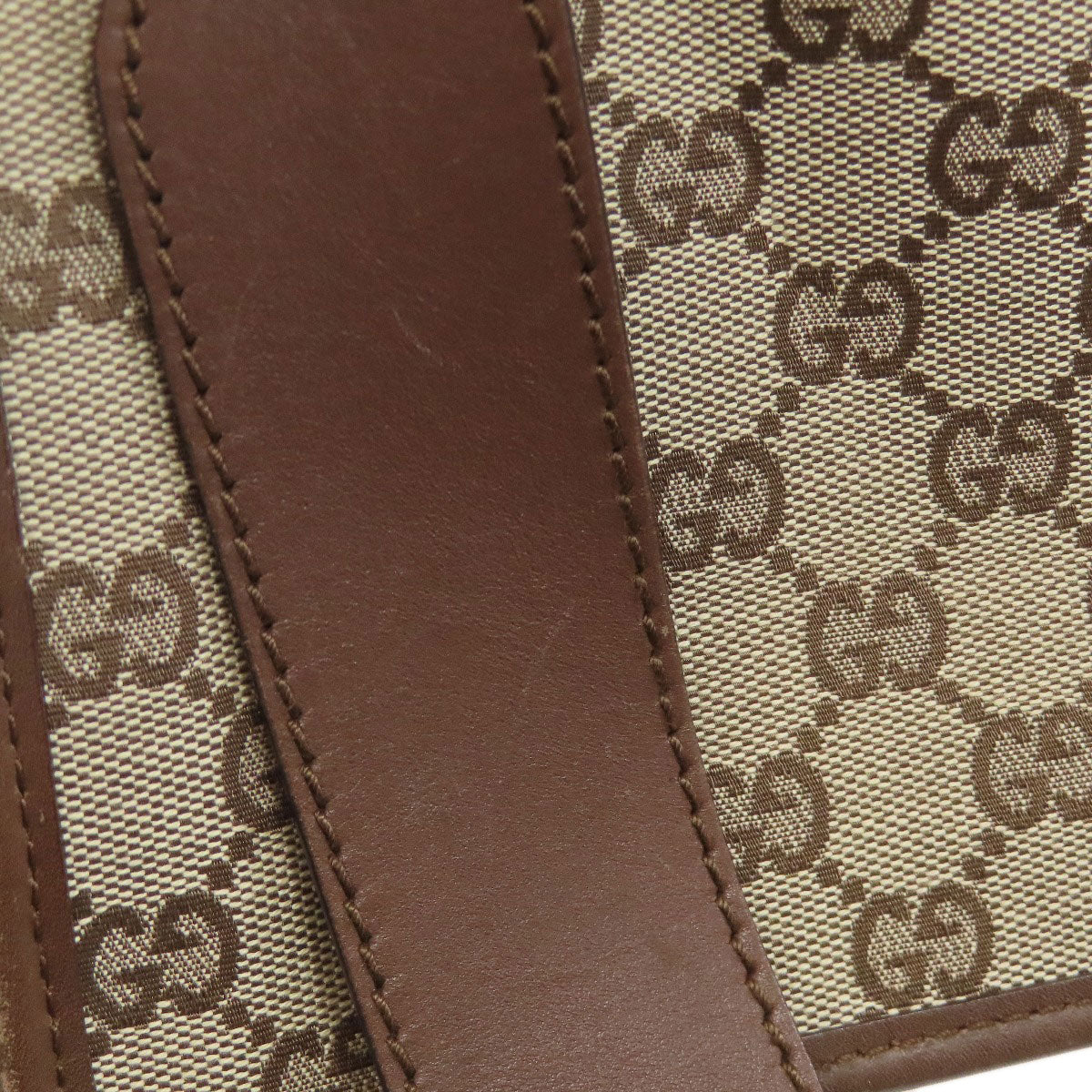GUCCI Shoulder Bag 92562 canvas Brown Long Shoulder GG
