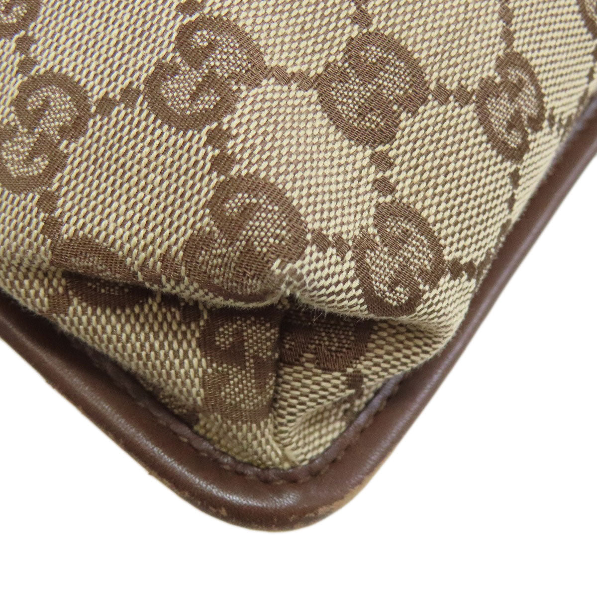 GUCCI Shoulder Bag 92562 canvas Brown Long Shoulder GG