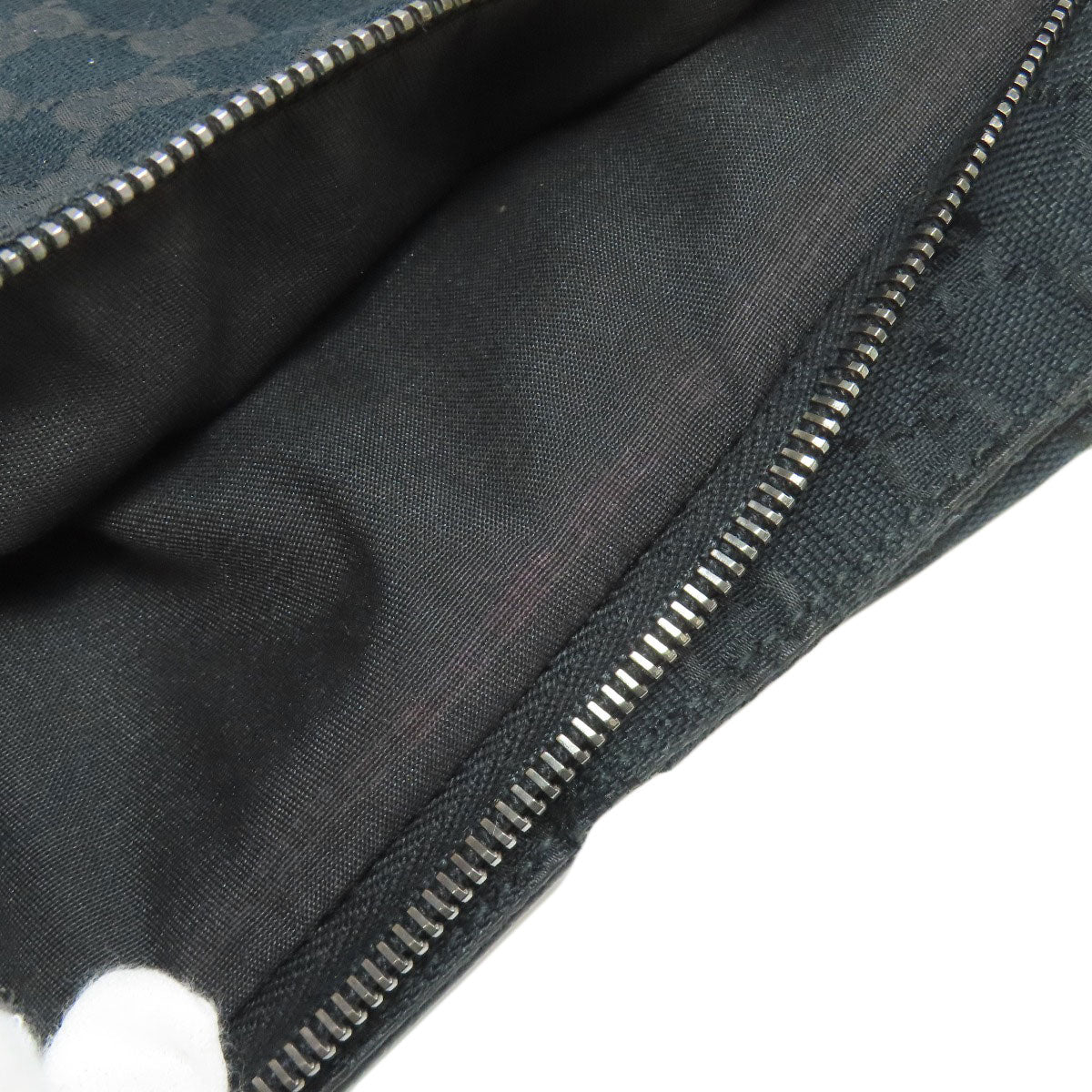 GUCCI Hip bag 28566 canvas black GG