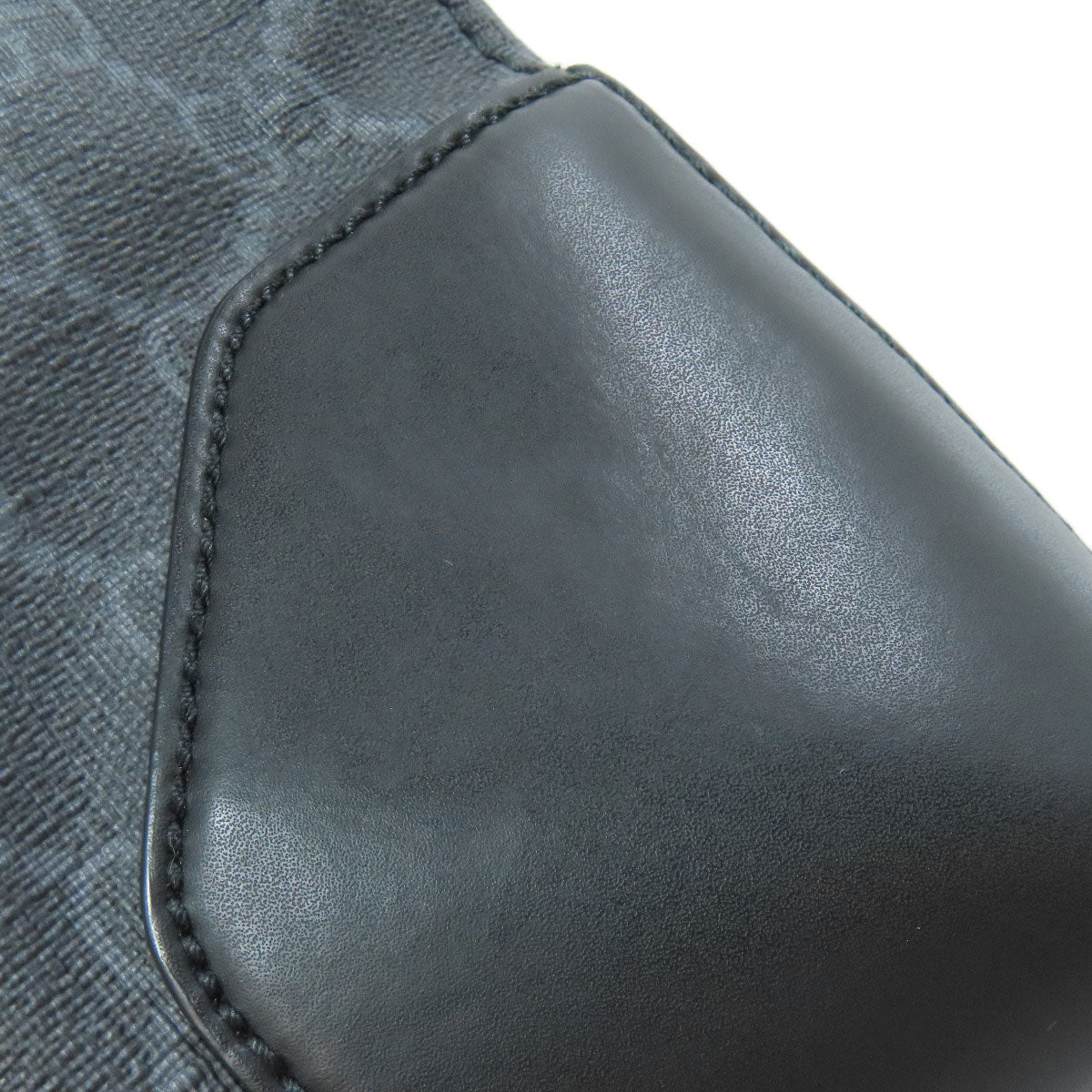 GUCCI Shoulder Bag 474139 PVC black messenger bag GG Supreme