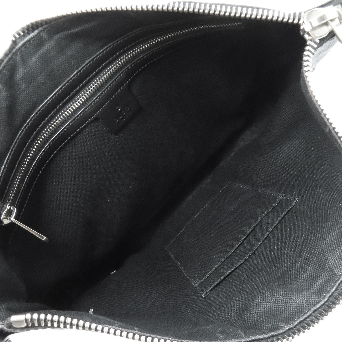 GUCCI Shoulder Bag 474139 PVC black messenger bag GG Supreme