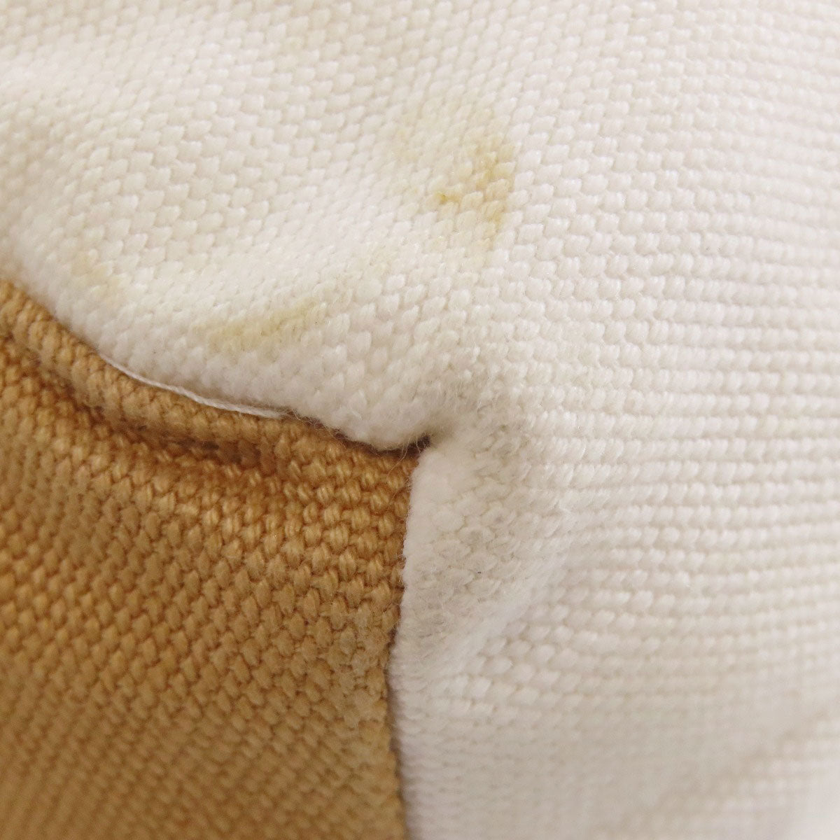 LOUIS VUITTON Tote Bag canvas white Fondation museum limited