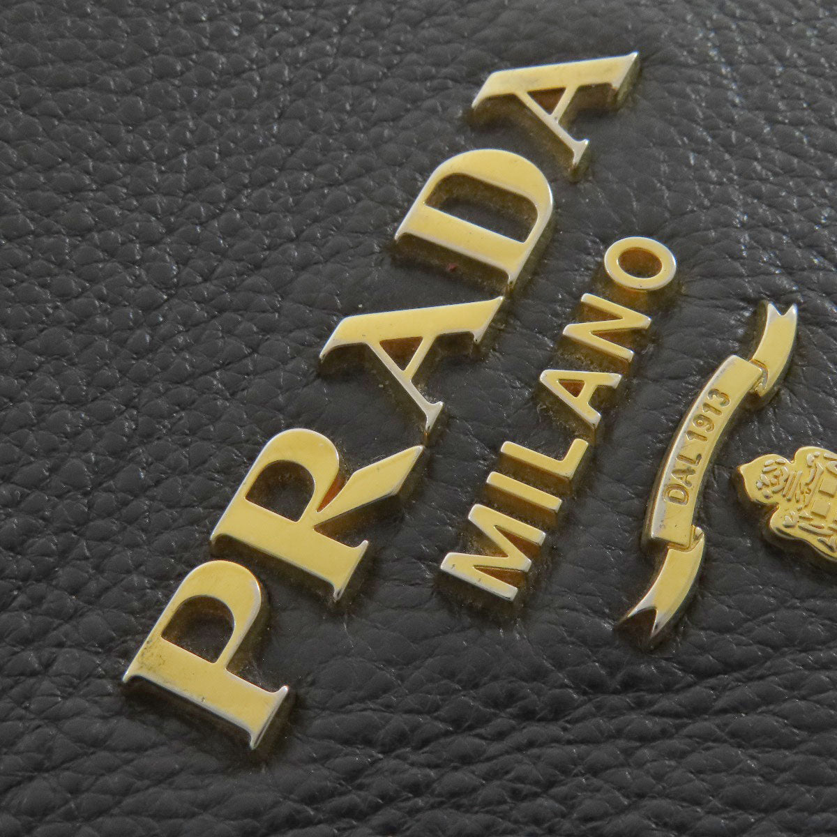 PRADA Shoulder Bag 1BD163 Calfskin black logo