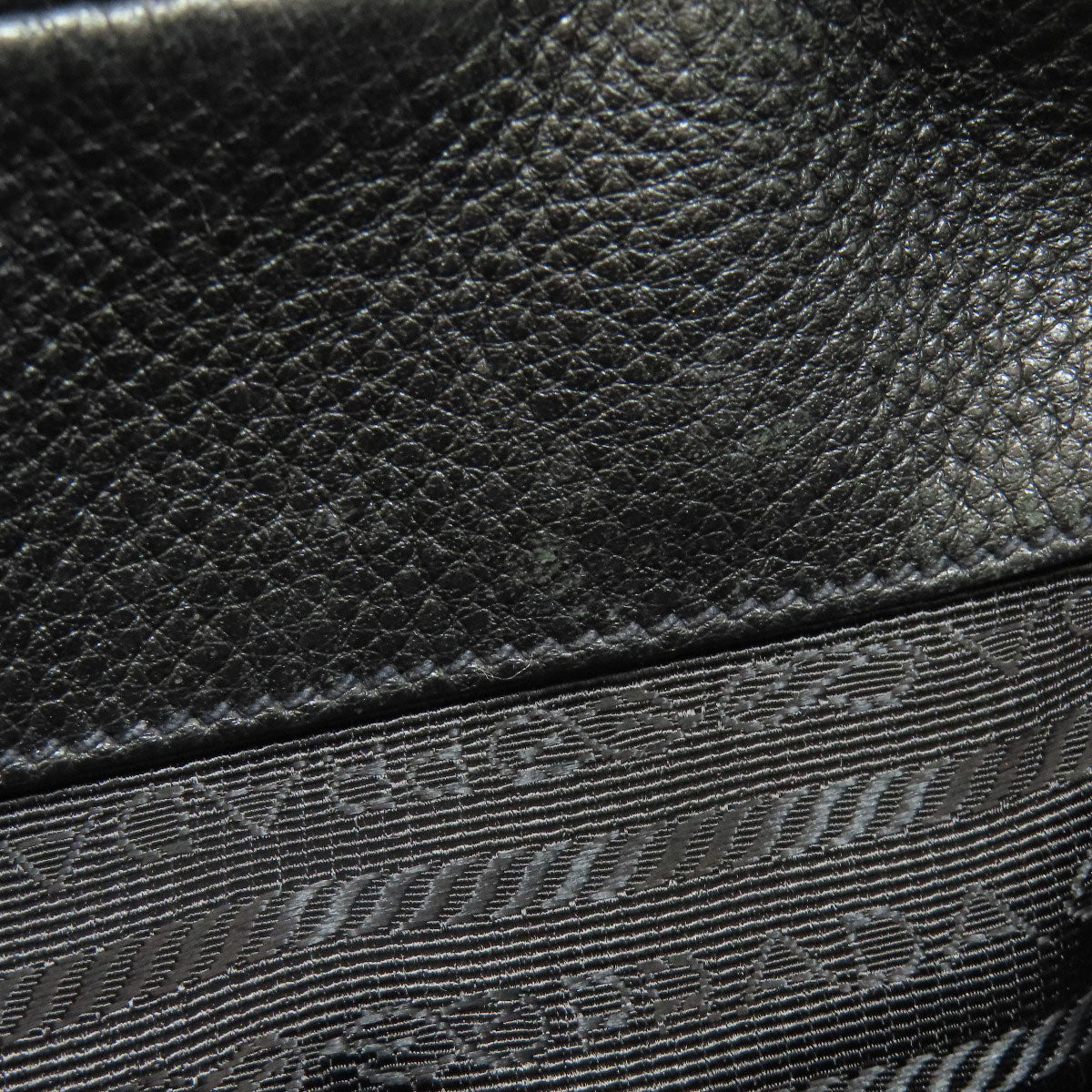 PRADA Shoulder Bag 1BD163 Calfskin black logo