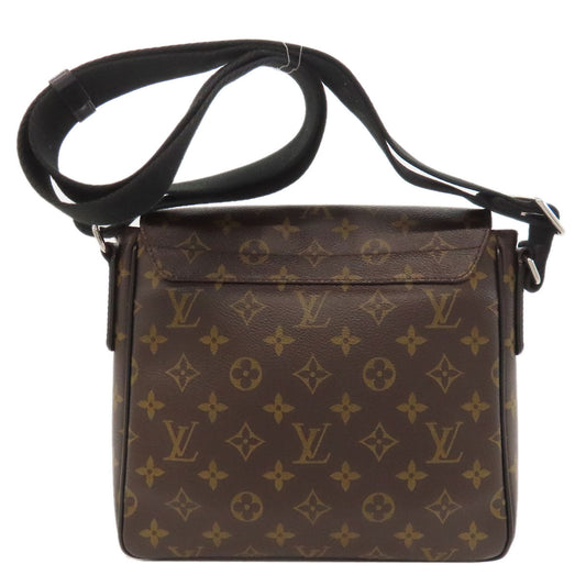 LOUIS VUITTON Shoulder Bag M40935 Monogram canvas Brown District PM Monogram Macassar