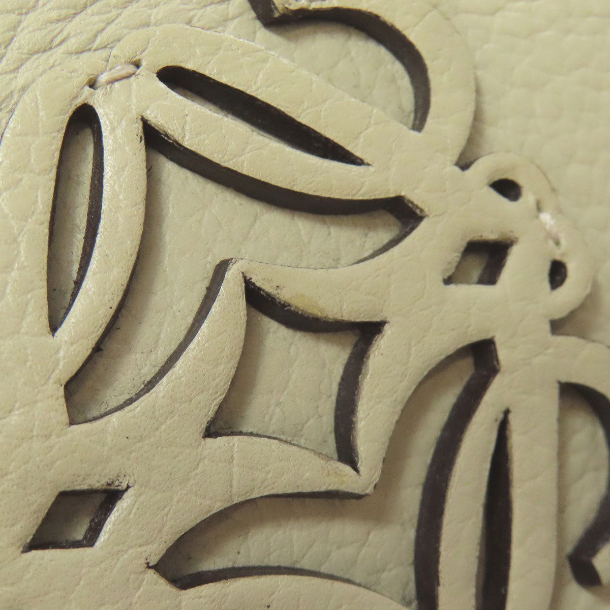 LOEWE Tote Bag Calfskin white anagram