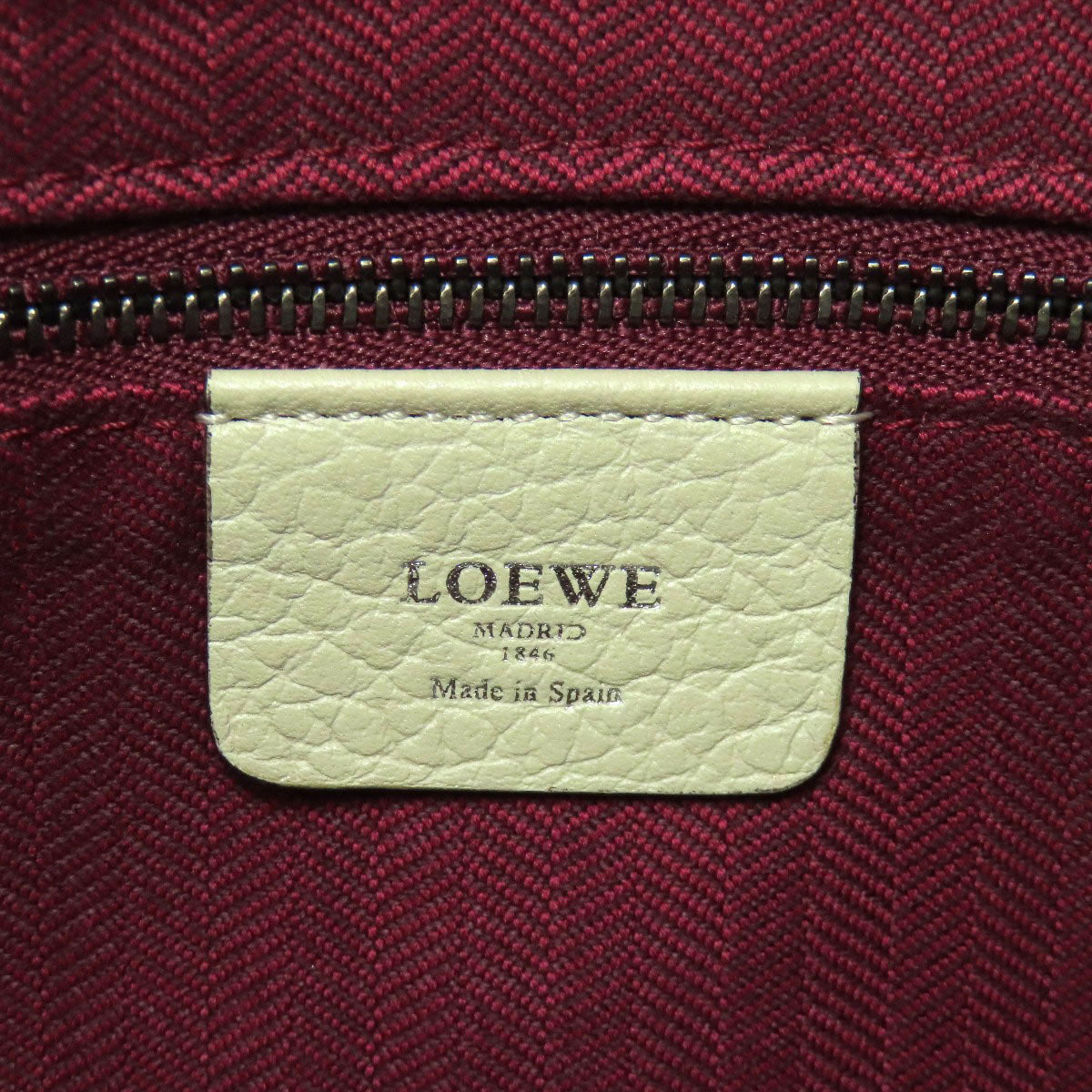 LOEWE Tote Bag Calfskin white anagram