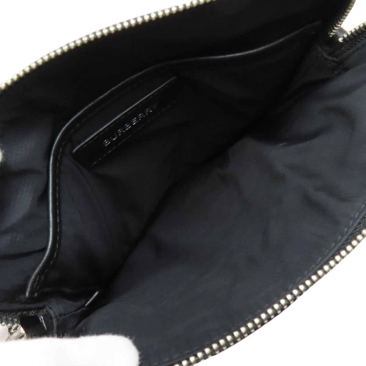 BURBERRY Shoulder Bag Nylon black logo
