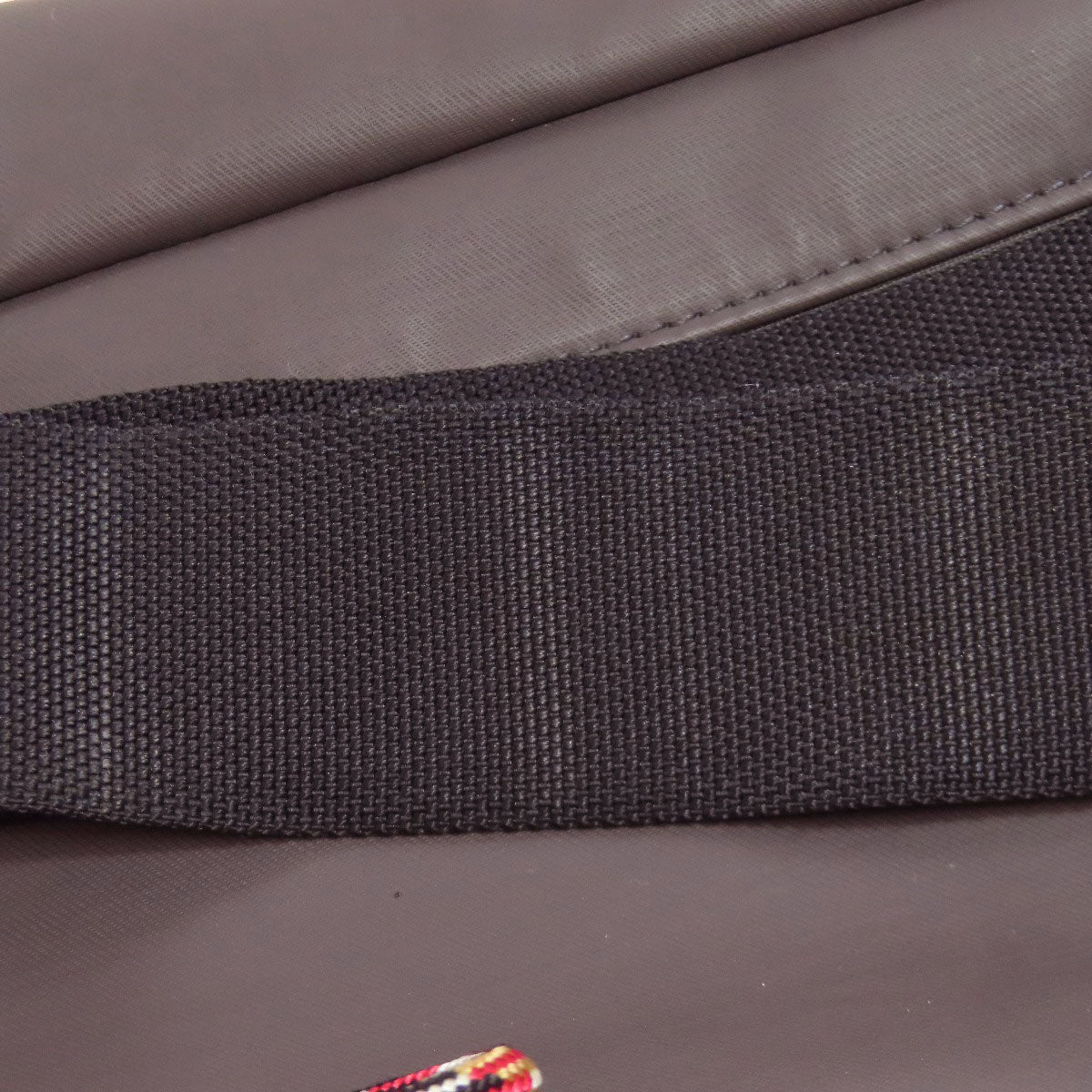 BURBERRY Sling bag PVC gray logo
