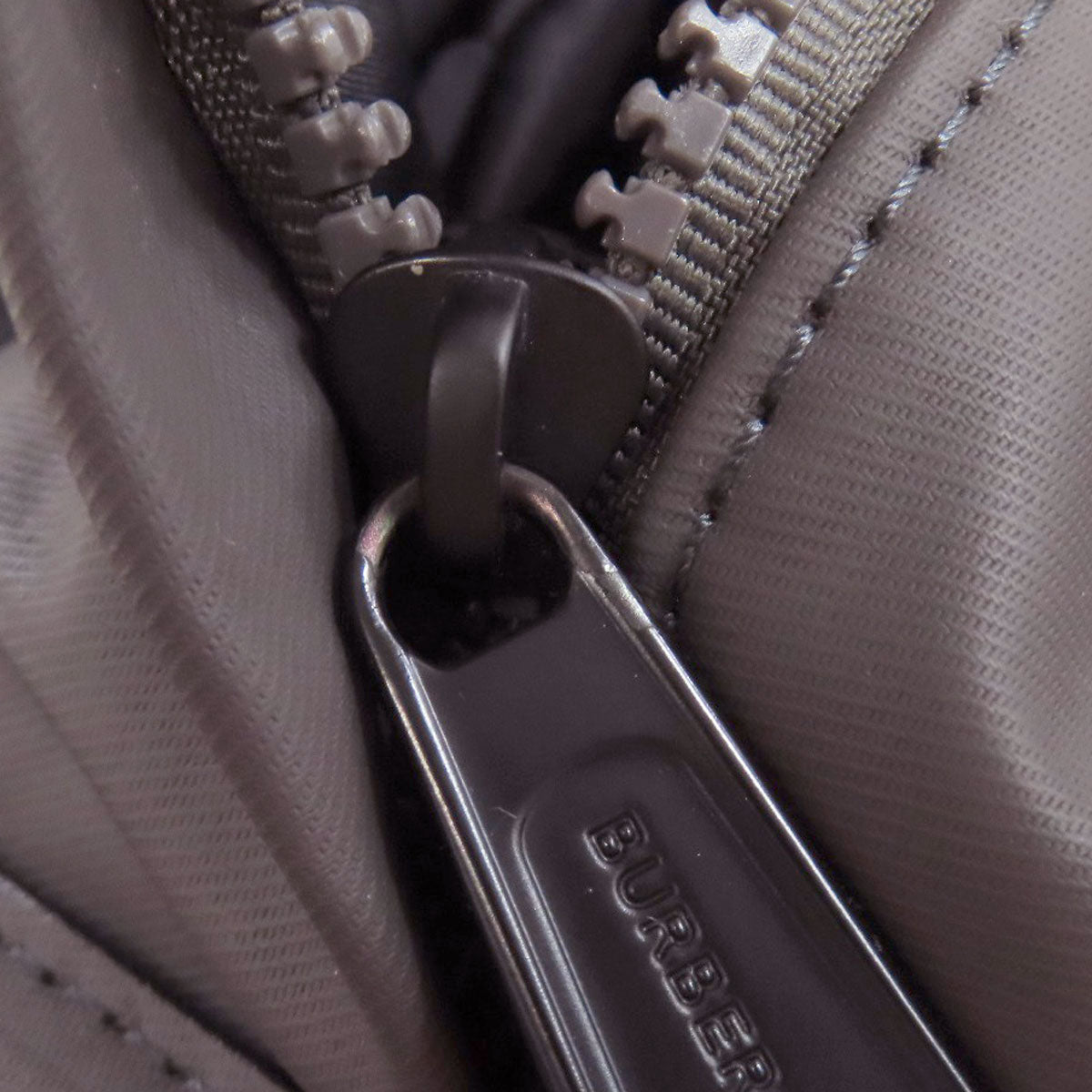 BURBERRY Sling bag PVC gray logo