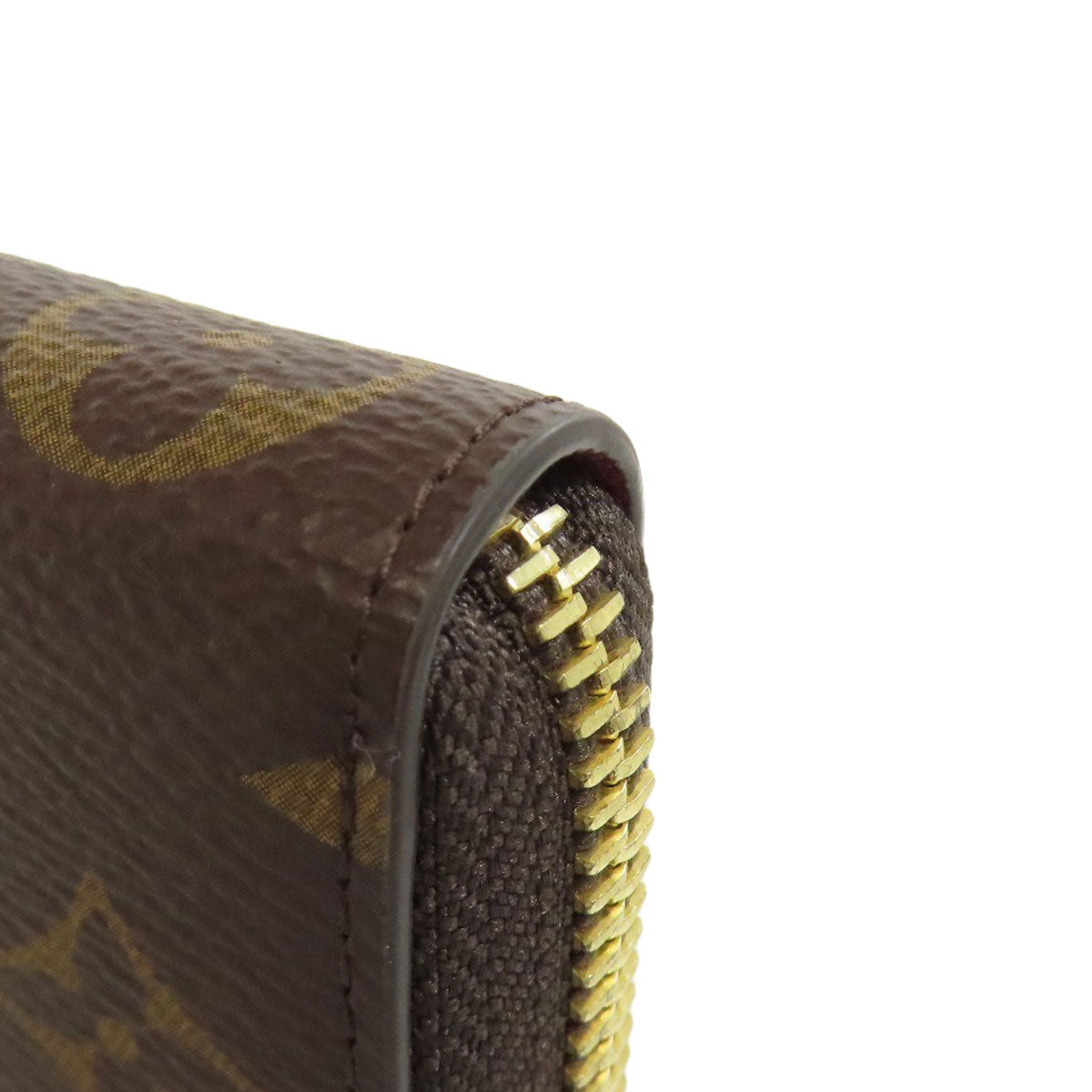 LOUIS VUITTON Long Wallet Purse M60742 Monogram canvas Brown Portefeuille Clemence