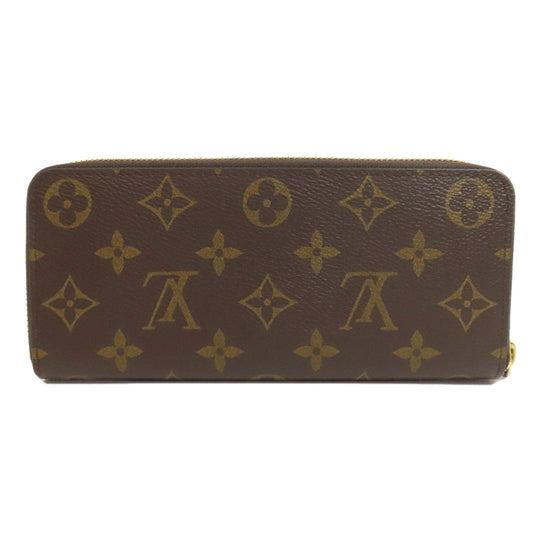 LOUIS VUITTON Long Wallet Purse M60742 Monogram canvas Brown Portefeuille Clemence