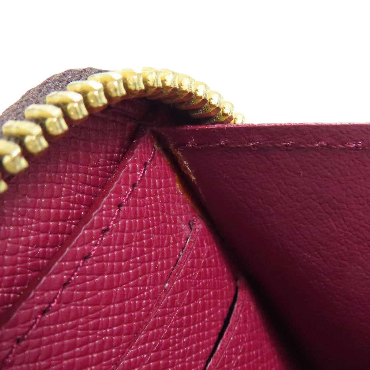 LOUIS VUITTON Long Wallet Purse M60742 Monogram canvas Brown Portefeuille Clemence