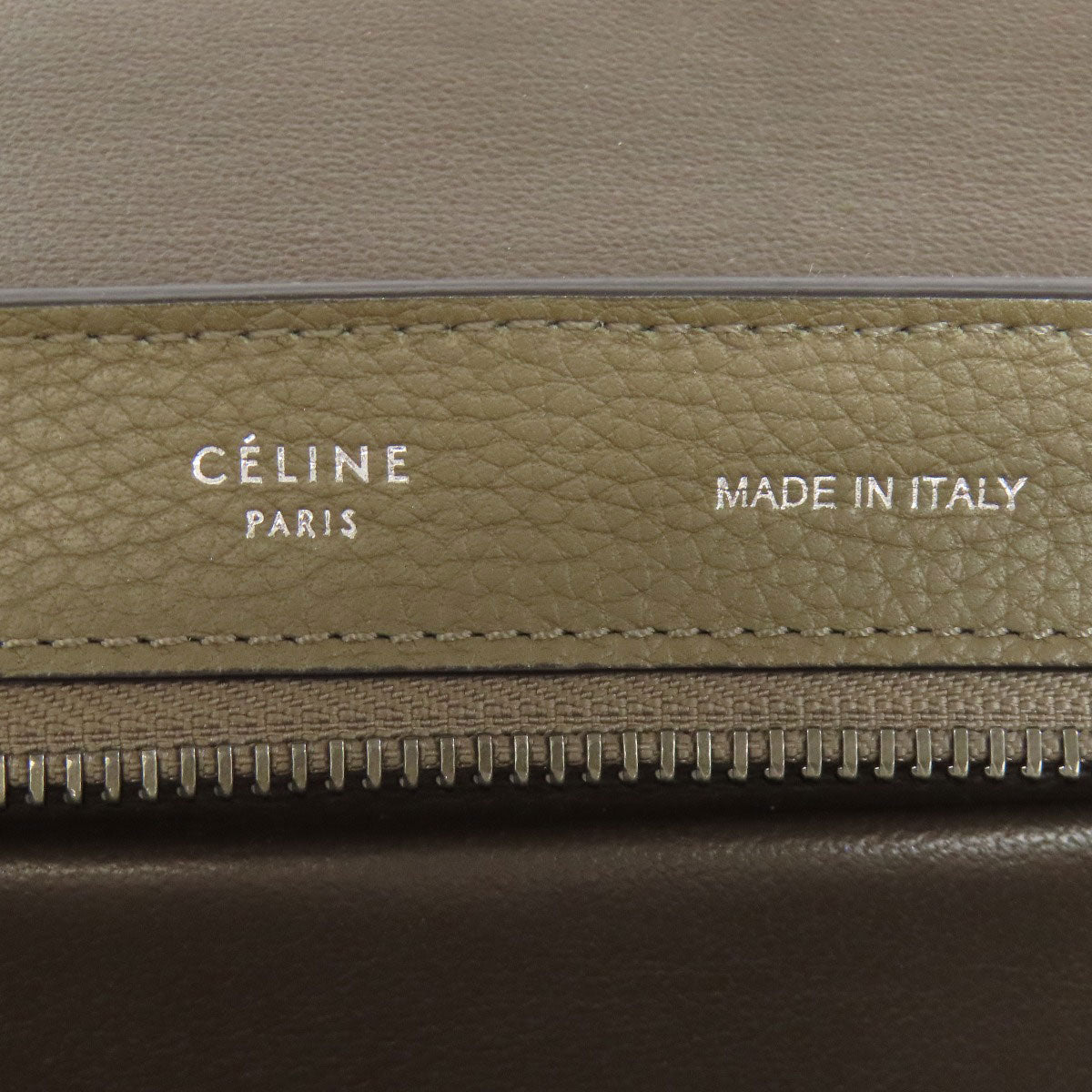 CELINE Handbag leather Brown Trapeze 2WAY