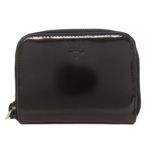 PRADA Coin case M268 leather black logo