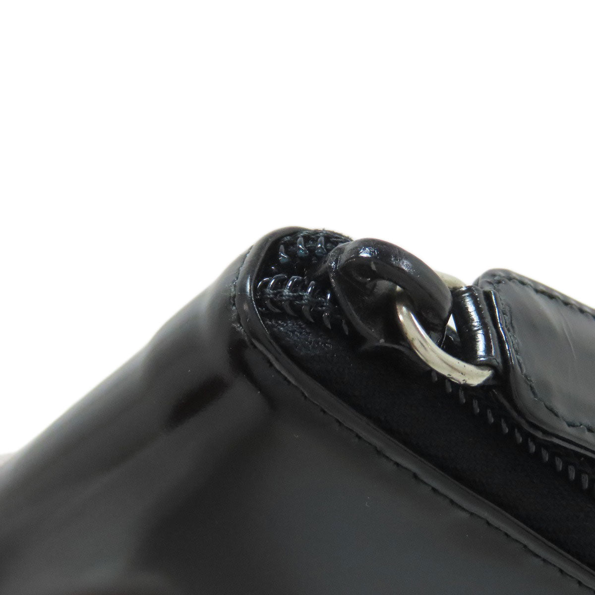 PRADA Coin case M268 leather black logo
