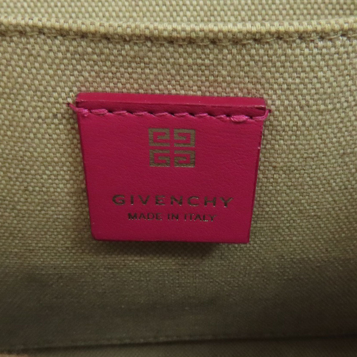 Givenchy Handbag canvas pink 2WAY