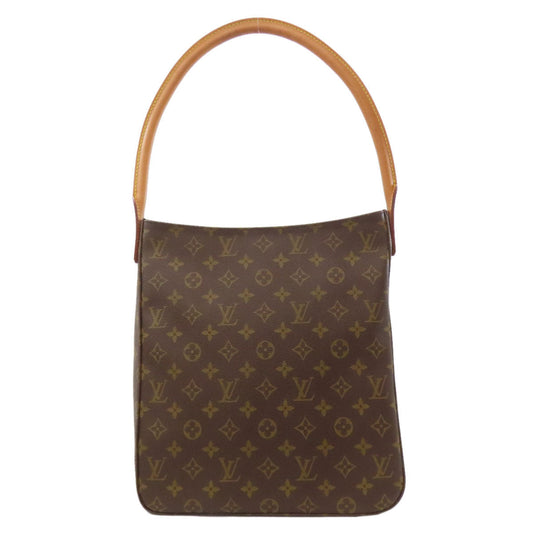 LOUIS VUITTON Shoulder Bag M51145 Monogram canvas Brown LoopingGM