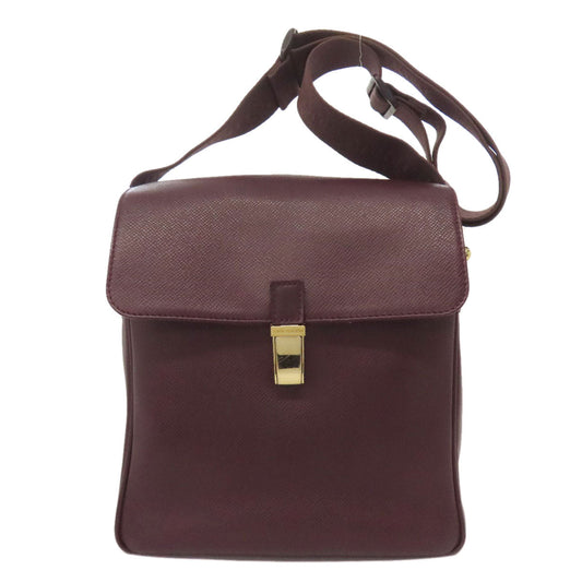 LOUIS VUITTON Shoulder Bag M30826 Taiga Leather Brown Yaranga