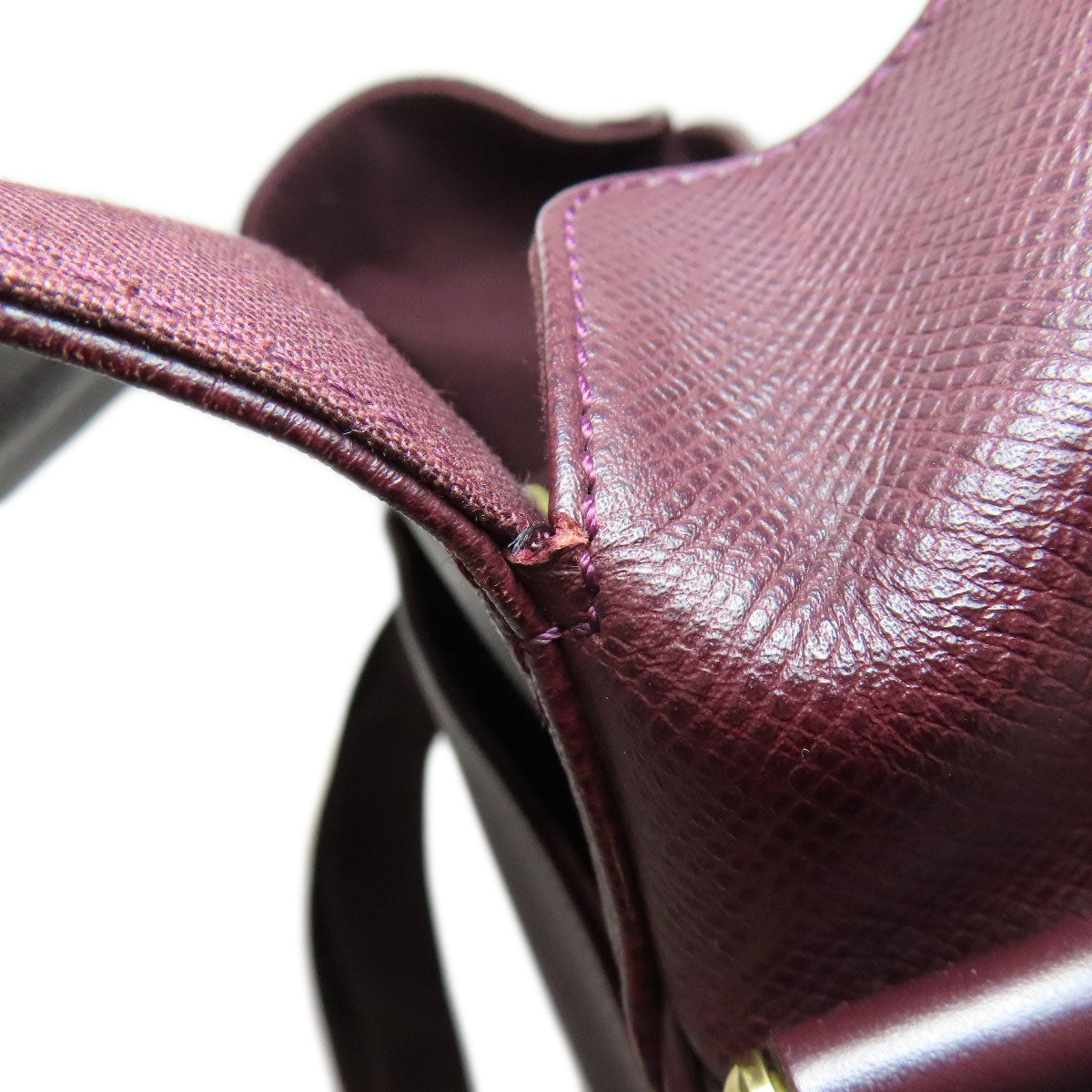 LOUIS VUITTON Shoulder Bag M30826 Taiga Leather Brown Yaranga