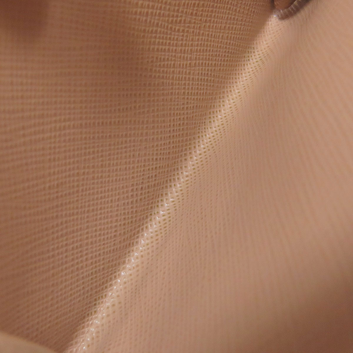 PRADA Bifold Wallet Safiano beige logo